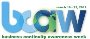 Business Continuity Awareness Week 2012