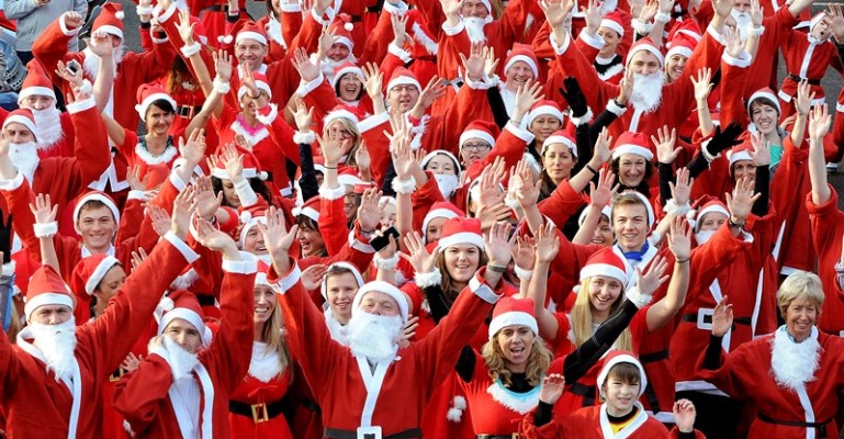 GreenCity Solutions Dash as Santa for The Amazon Ward