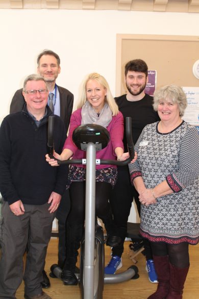 Olympic medal winner Gail Emms opens gym at Thorpe Hall Hospice